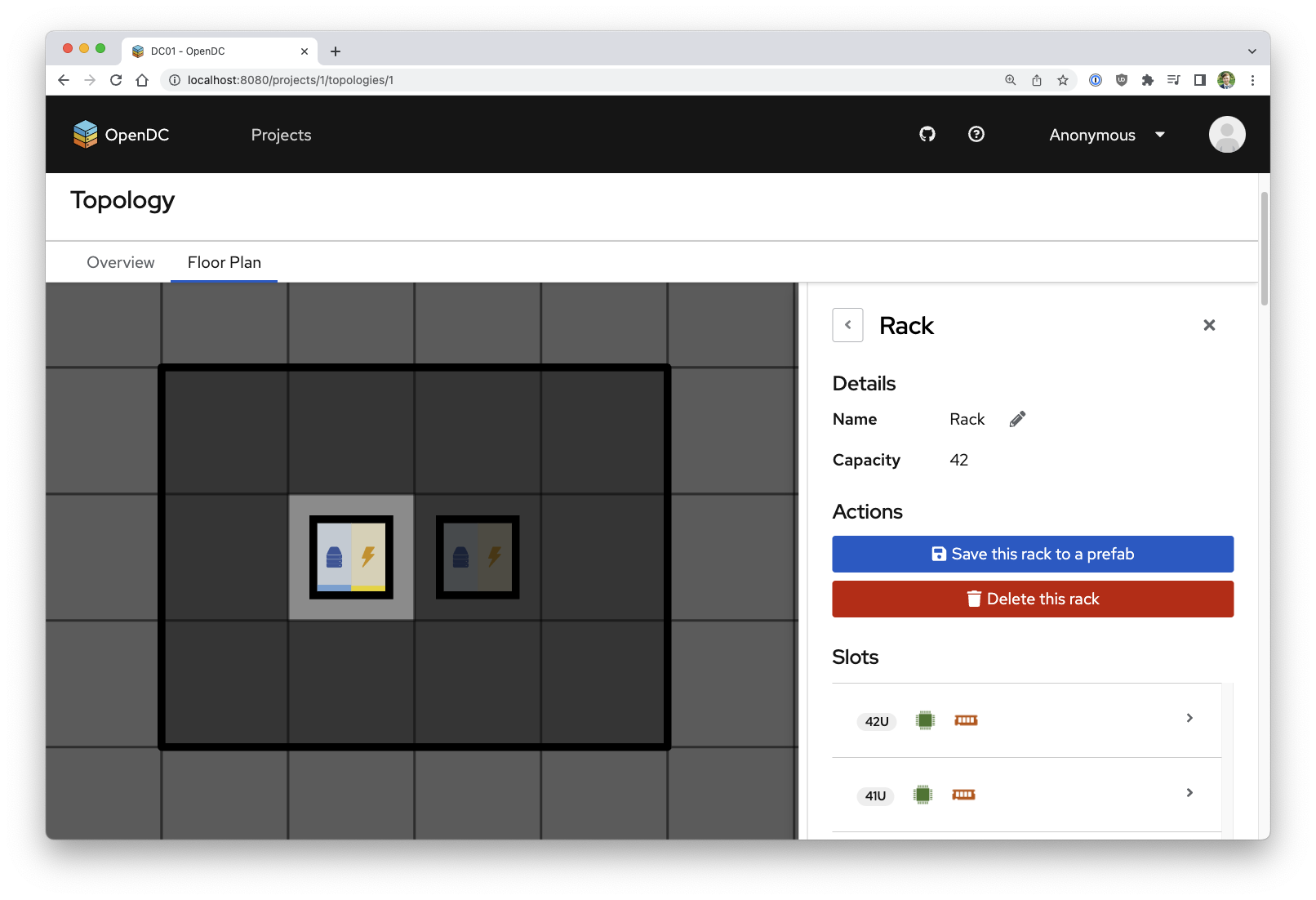Constructing a cloud datacenter with OpenDC